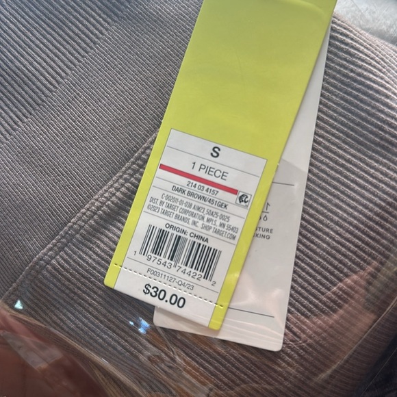 All in Motion Women's Size Small High Rise Seamless Leggings Brown - Picture 9 of 9